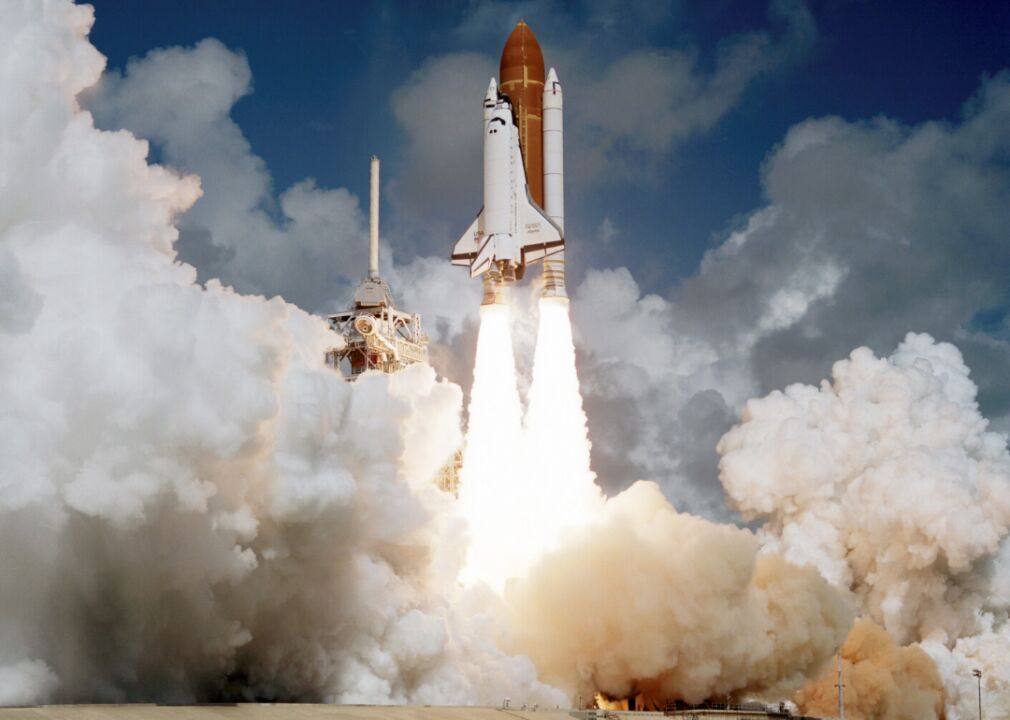 1985: First Atlantis shuttle flight